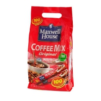 麦斯威尔速溶三合一原味香浓咖啡 整袋100条状 